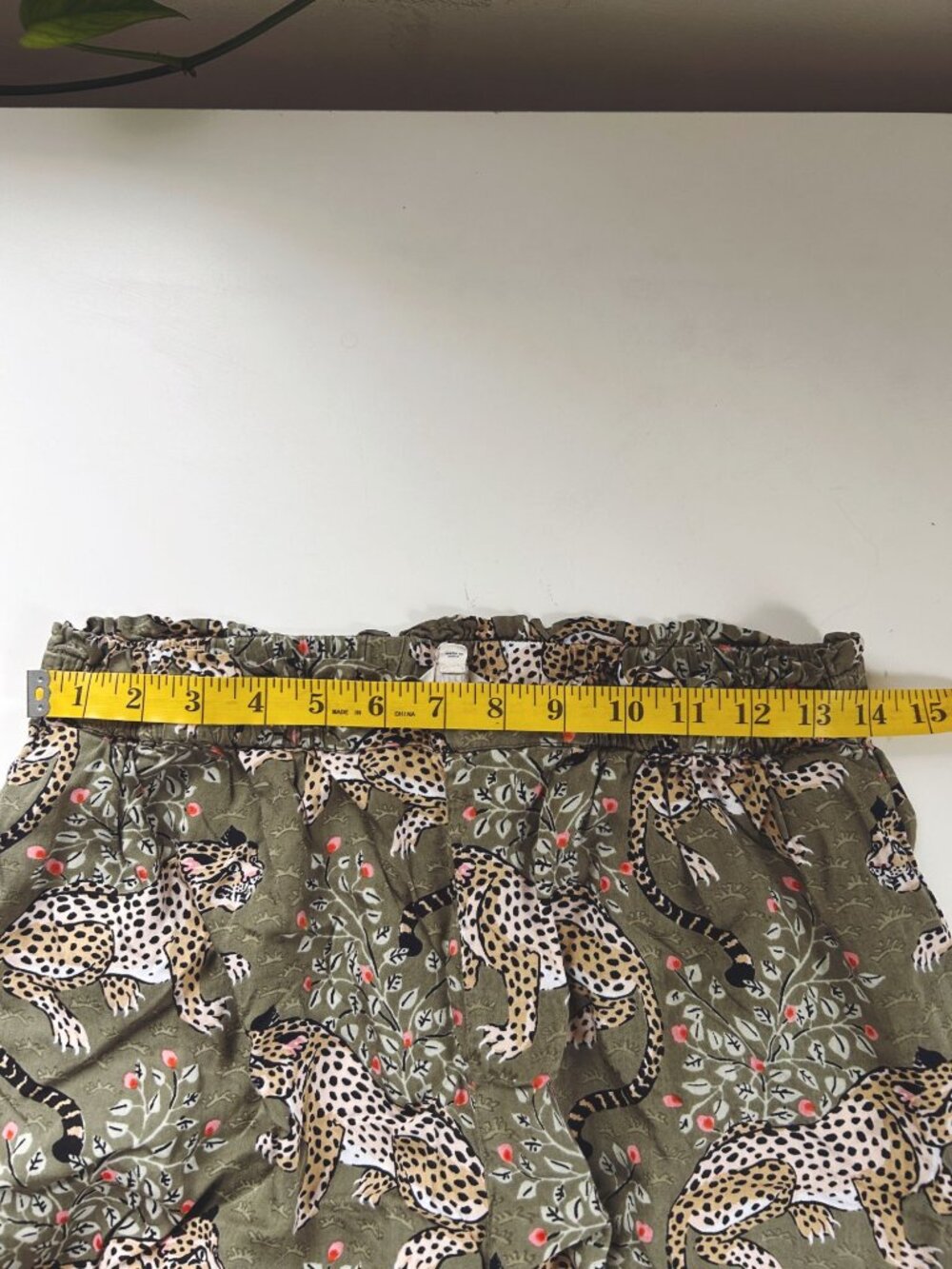 Printfresh Bagheera Leopard Print Pajama Set Green Small Organic Cotton Blend S - Picture 12 of 16